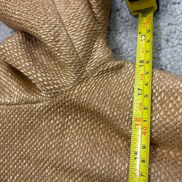 Moschino Cheap and Chic Sz 6 vintage EUC basket weave blazer- ultra fun and lux - Picture 9 of 15